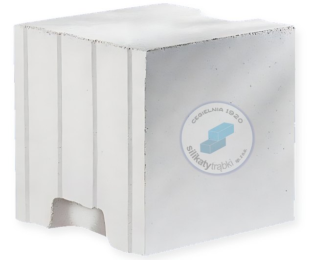 Pełny bloczek silikatowy BTA24 o grubości 24 cm